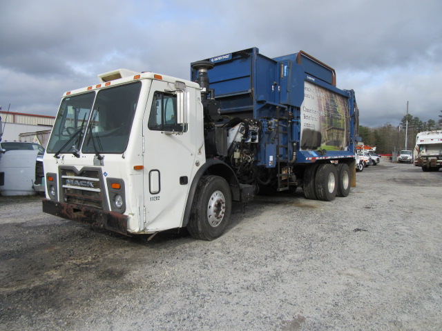 Click for price on this 2013 Mack Curbtener Side Load Natural Gas Garbage Truck